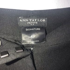 Ann Taylor Petite Black Slacks